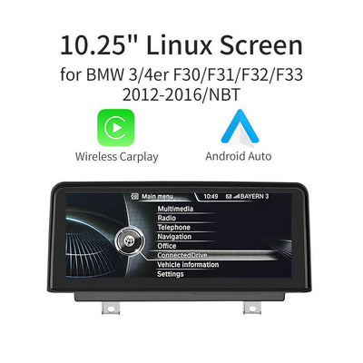 2013–2016 BMW 3 & 4 Series (F30–F36) Wireless CarPlay & Android Auto Upgrade — Plug and Play