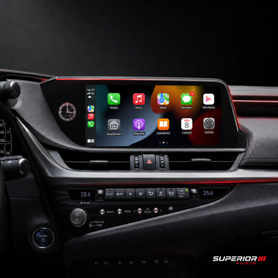 2019–2021 Lexus ES — 10.25" Wireless CarPlay & Android Auto Upgrade — Plug and Play