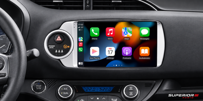 2012–2018 Toyota Yaris Wireless CarPlay & Android Auto Upgrade — Plug and Play
