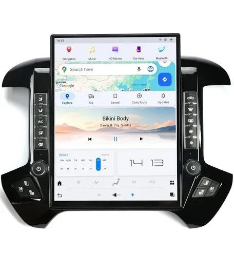 2013-2019 GMC 1500 15.6 inch Tesla style Head unit