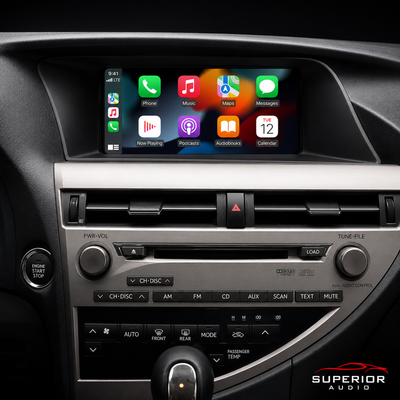 2009–2015 Lexus RX 350 10.25" Wireless CarPlay & Android Auto Upgrade — Plug and Play