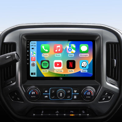 2014–2018 GMC Sierra 1500 Wireless CarPlay & Android Auto Upgrade — Plug and Play