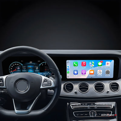 2016–2023 Mercedes-Benz E-Class (W213) Panoramic Dual-Screen Digital Cockpit — CarPlay & Android Auto