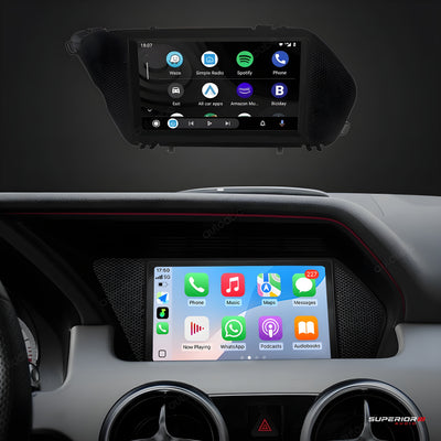 2009–2015 Mercedes-Benz GLK (NTG4.0/4.5) — 7" Wireless CarPlay & Android Auto Upgrade
