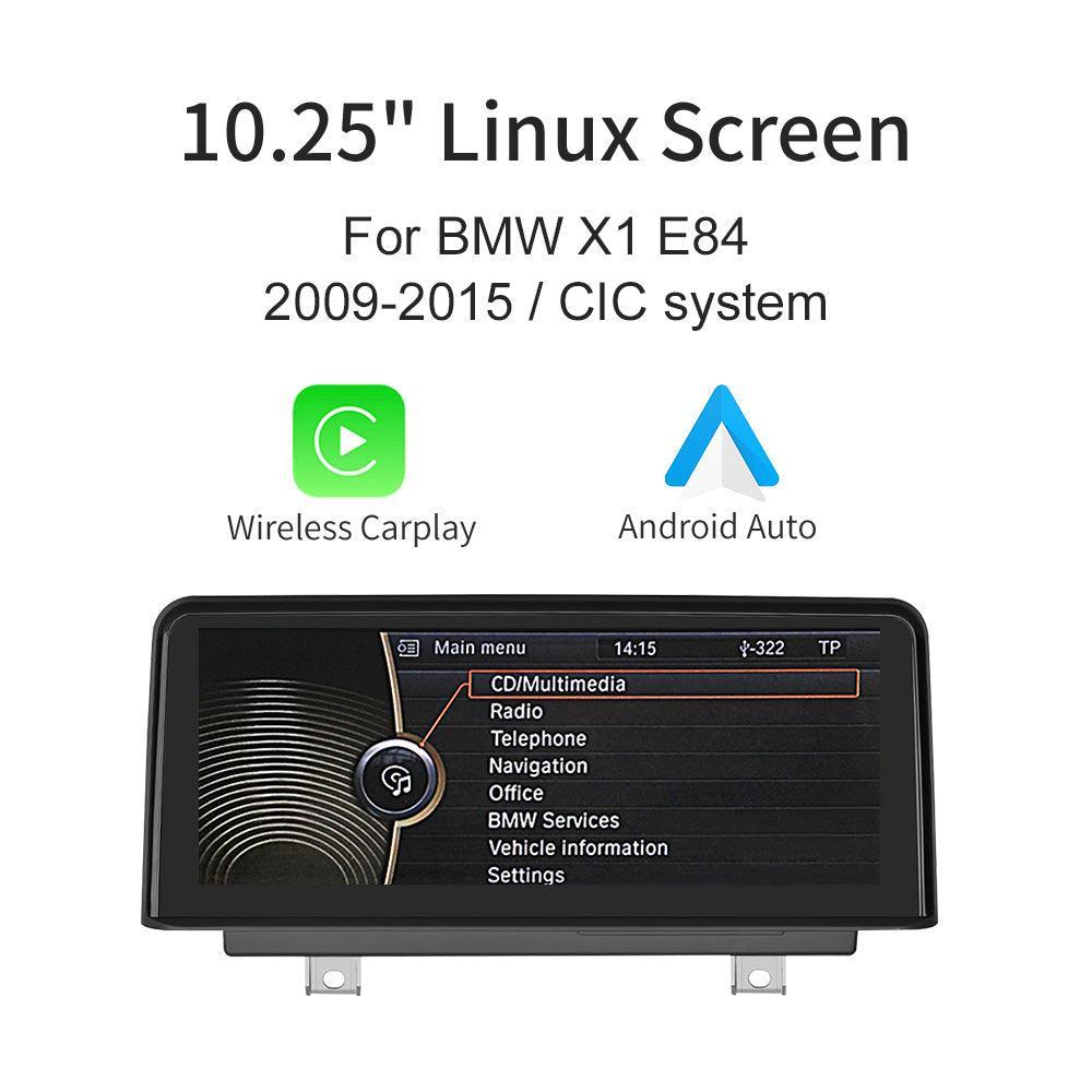 2009–2015 BMW X1 E84 CIC wireless CarPlay & Android Auto screen