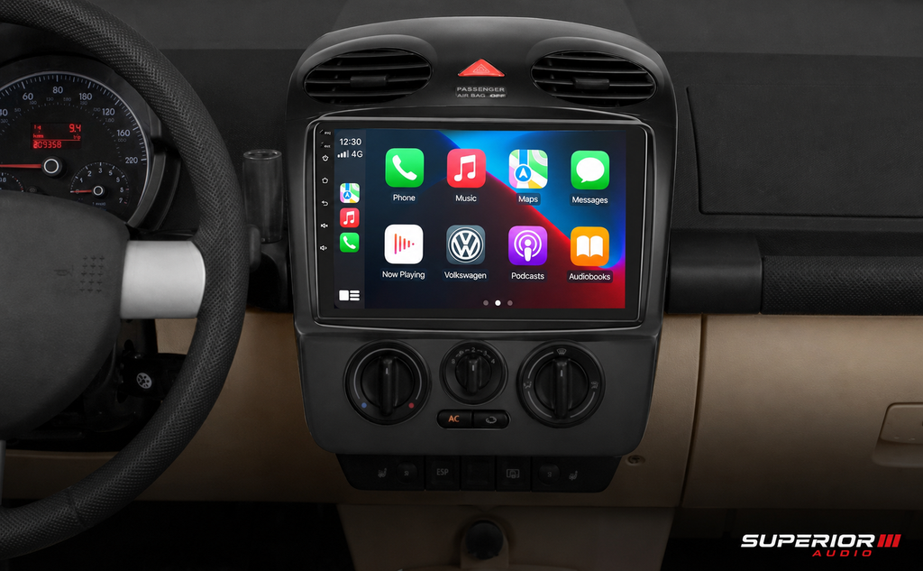 1998–2010 Volkswagen Beetle Wireless CarPlay & Android Auto Upgrade — Plug and Play