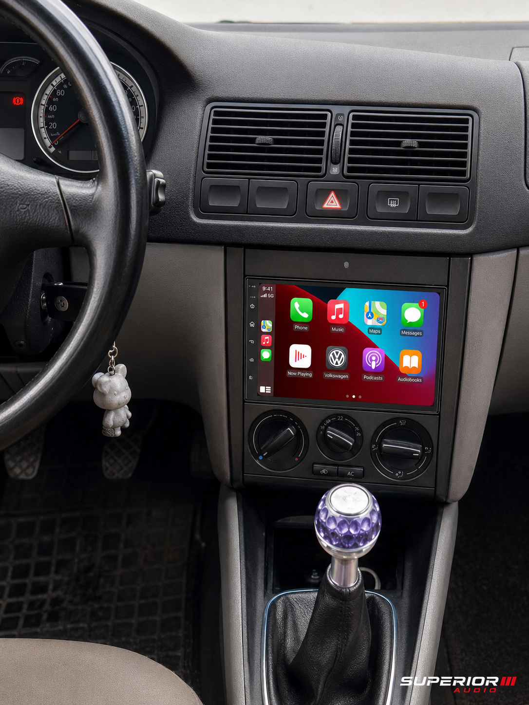 1999–2006 Volkswagen Golf / GTI Wireless CarPlay & Android Auto Upgrade — Plug and Play