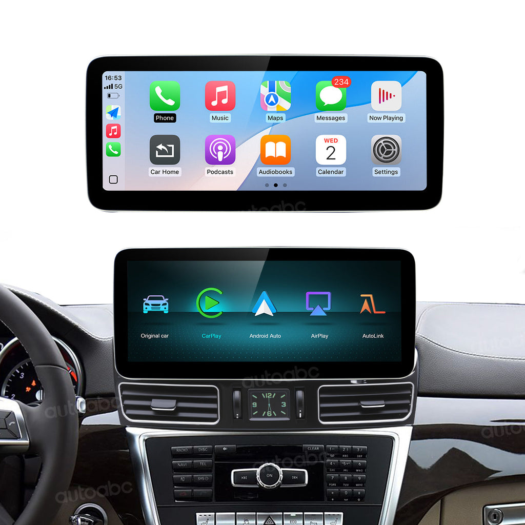 Mercedes-Benz ML GL NTG4.5 12.3 inch wireless CarPlay screen