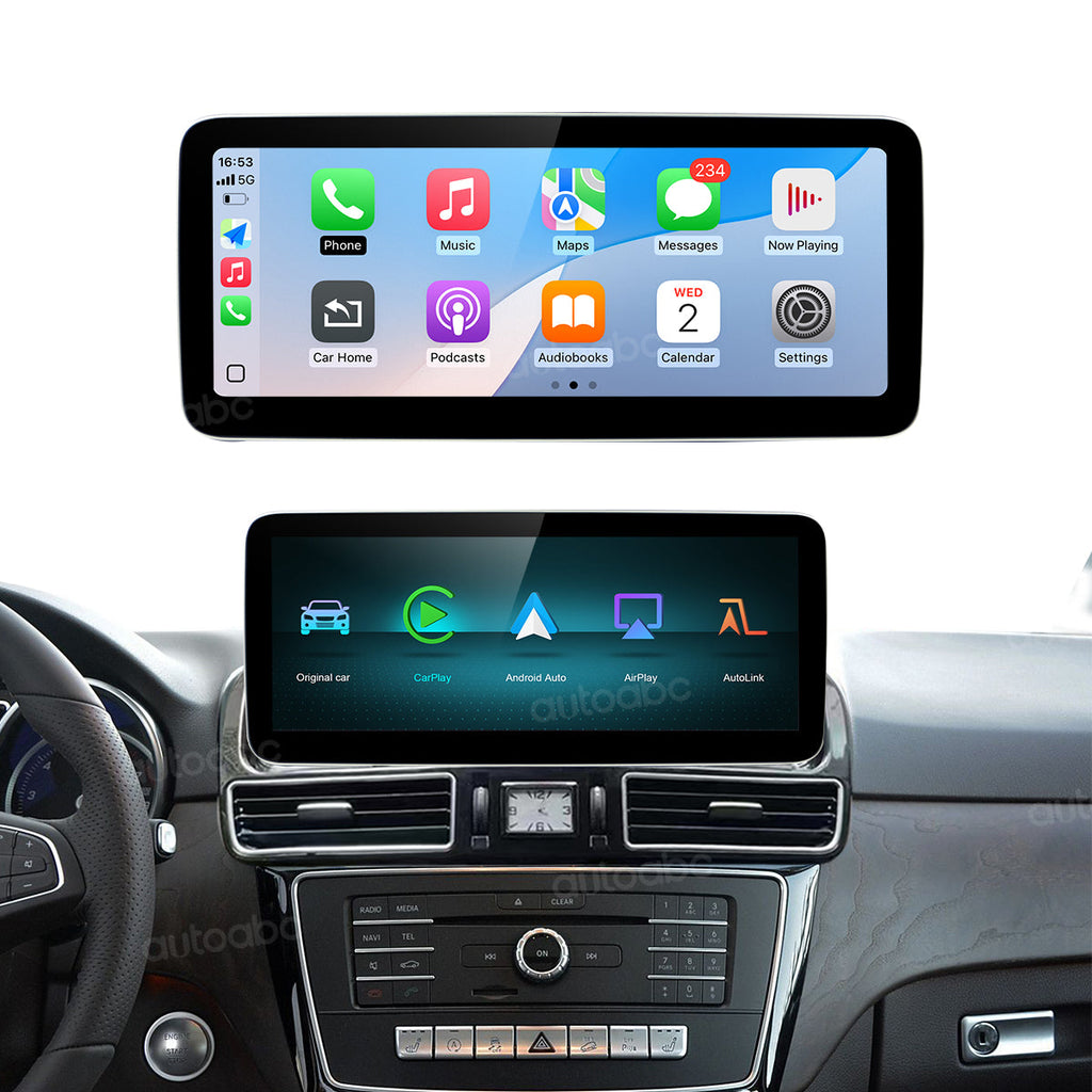 Mercedes-Benz GLE GLS NTG5.0 12.3 inch wireless CarPlay screen