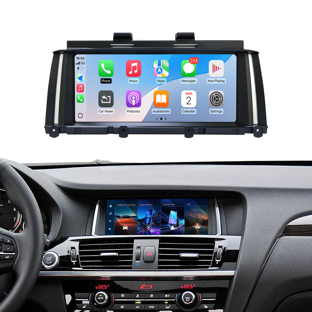 2011–2017 BMW X3 F25 NBT/CIC wireless CarPlay & Android Auto screen