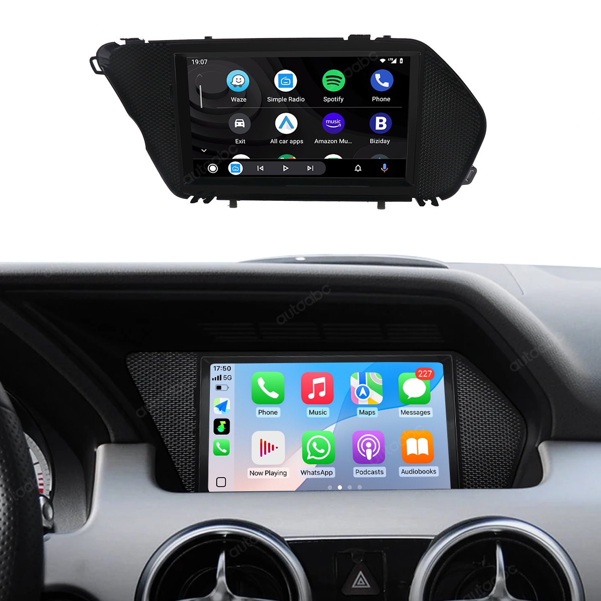 Mercedes-Benz GLK X204 NTG4.0 4.5 7 inch wireless CarPlay screen
