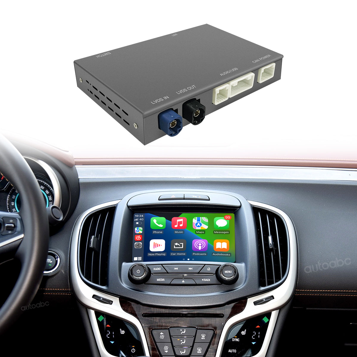 Buick Cadillac Chevrolet GMC wireless CarPlay Android Auto module