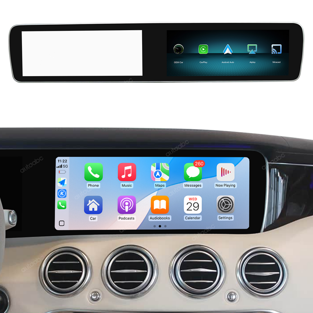 Mercedes-Benz S-Class W222 NTG5.0 OEM style CarPlay screen