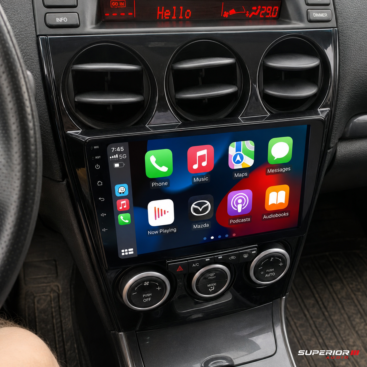 2003–2008 Mazda Mazda6 Wireless CarPlay & Android Auto Upgrade — Plug and Play