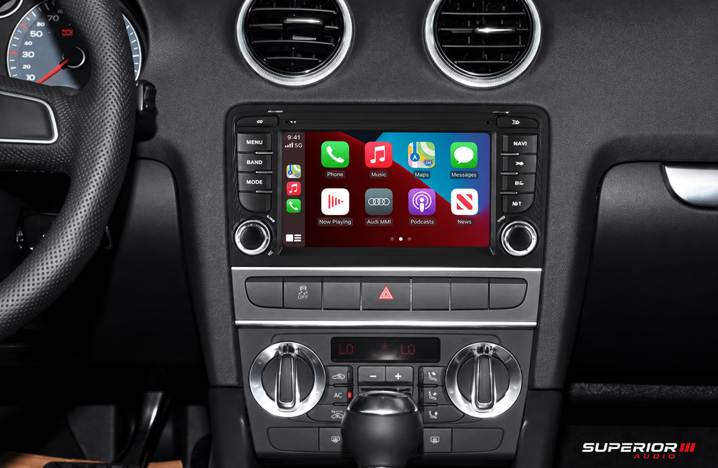 2003–2012 Audi A3 / S3 Wireless CarPlay & Android Auto Upgrade — Plug and Play