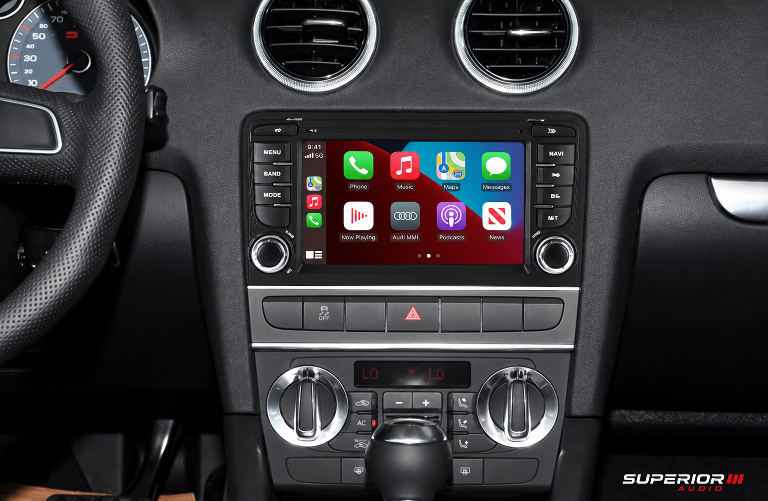 2003–2012 Audi A3 / S3 Wireless CarPlay & Android Auto Upgrade — Plug and Play