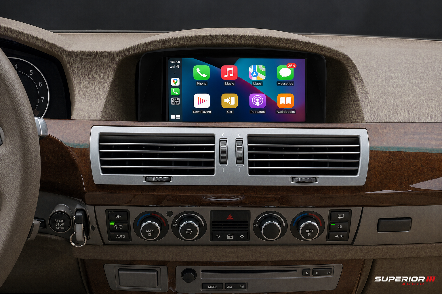 2004–2010 BMW 5 Series Wireless CarPlay & Android Auto Upgrade — Plug and Play