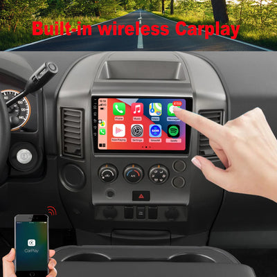 2004–2015 Nissan Titan Wireless CarPlay & Android Auto Upgrade — Plug and Play
