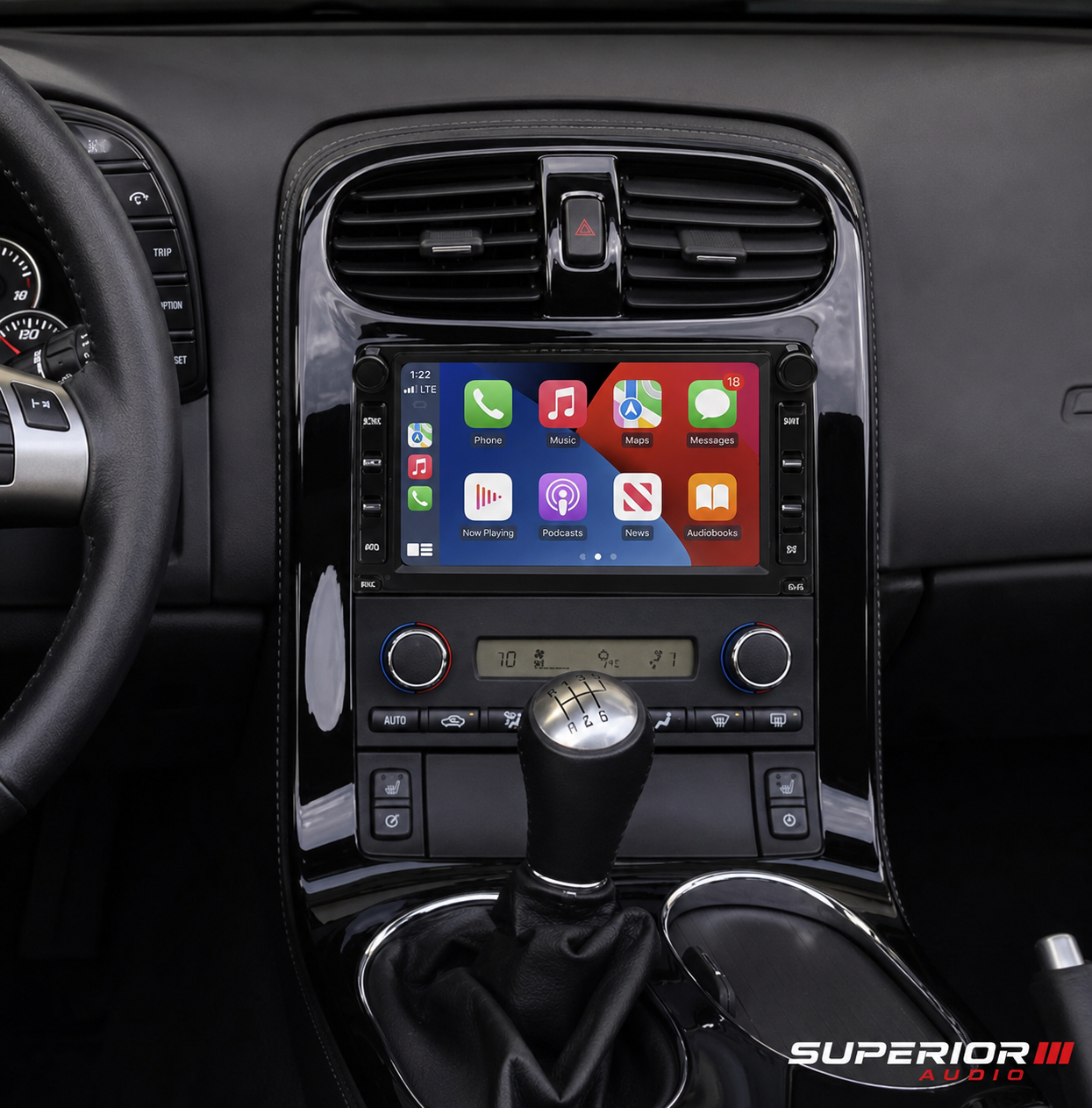2005–2013 Chevrolet Corvette Wireless CarPlay & Android Auto Upgrade — Plug and Play