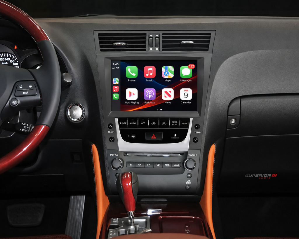 2006–2011 Lexus GS Wireless CarPlay & Android Auto Upgrade — Plug and Play
