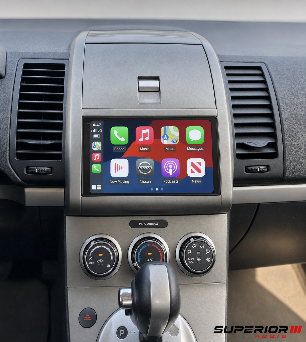 2007–2012 Nissan Sentra Wireless CarPlay & Android Auto Upgrade — Plug and Play