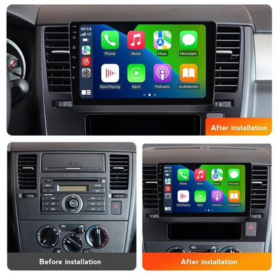 2007–2011 Nissan Versa Wireless CarPlay & Android Auto Upgrade — Plug and Play