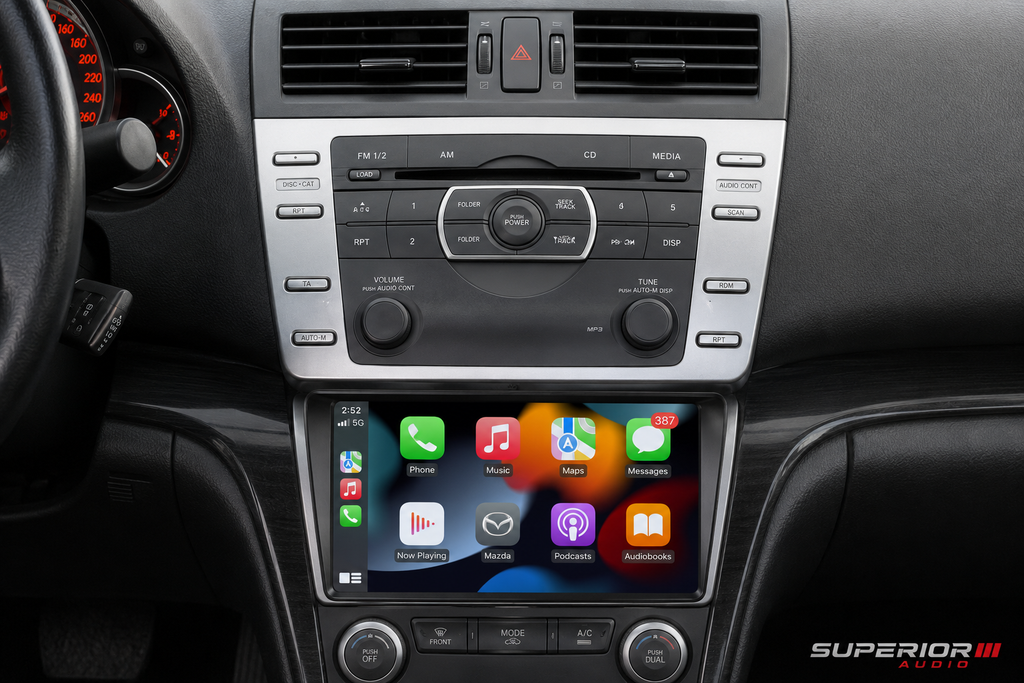 2009–2013 Mazda Mazda6 Wireless CarPlay & Android Auto Upgrade — Plug and Play