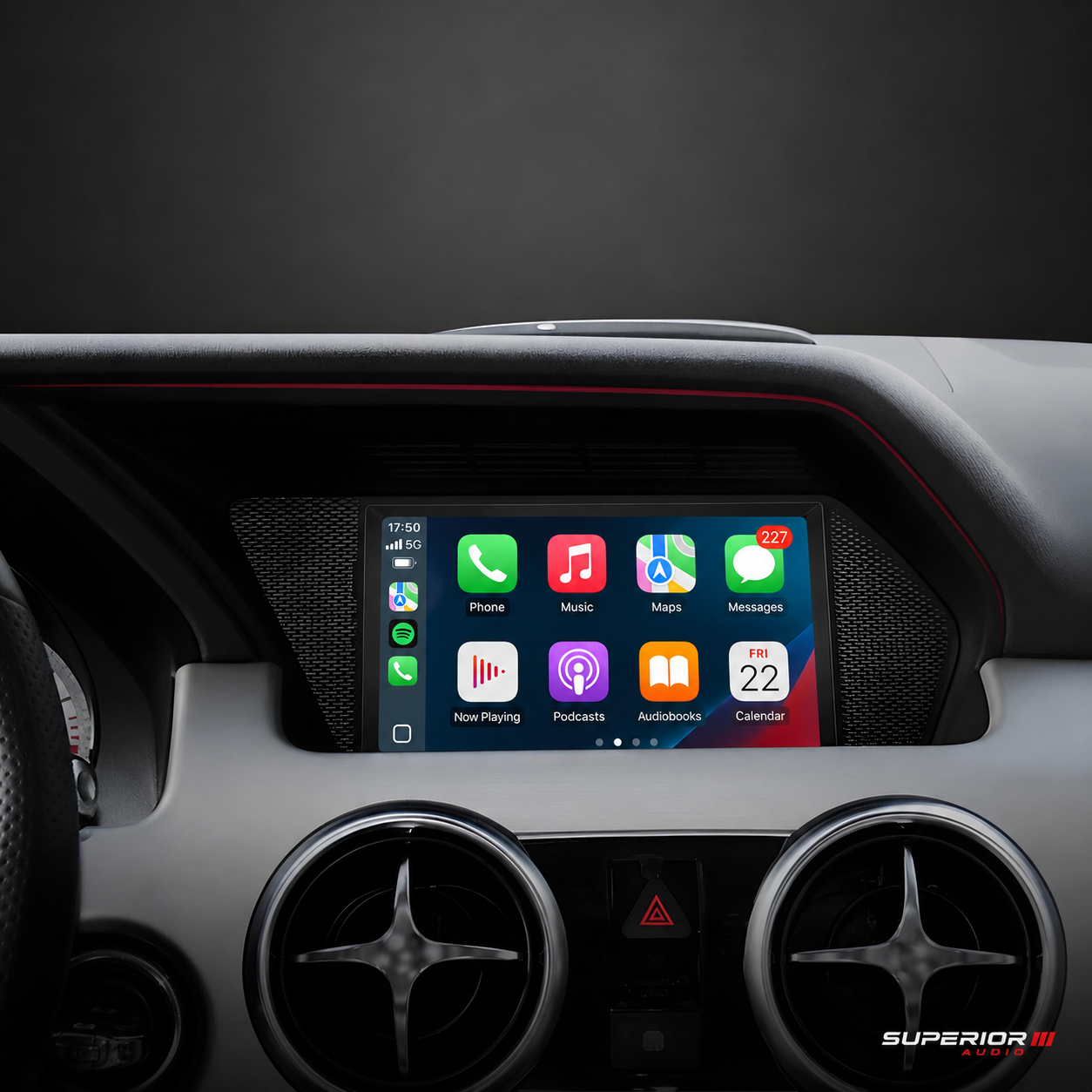 2009–2015 Mercedes-Benz GLK-Class Wireless CarPlay & Android Auto Upgrade — Plug and Play