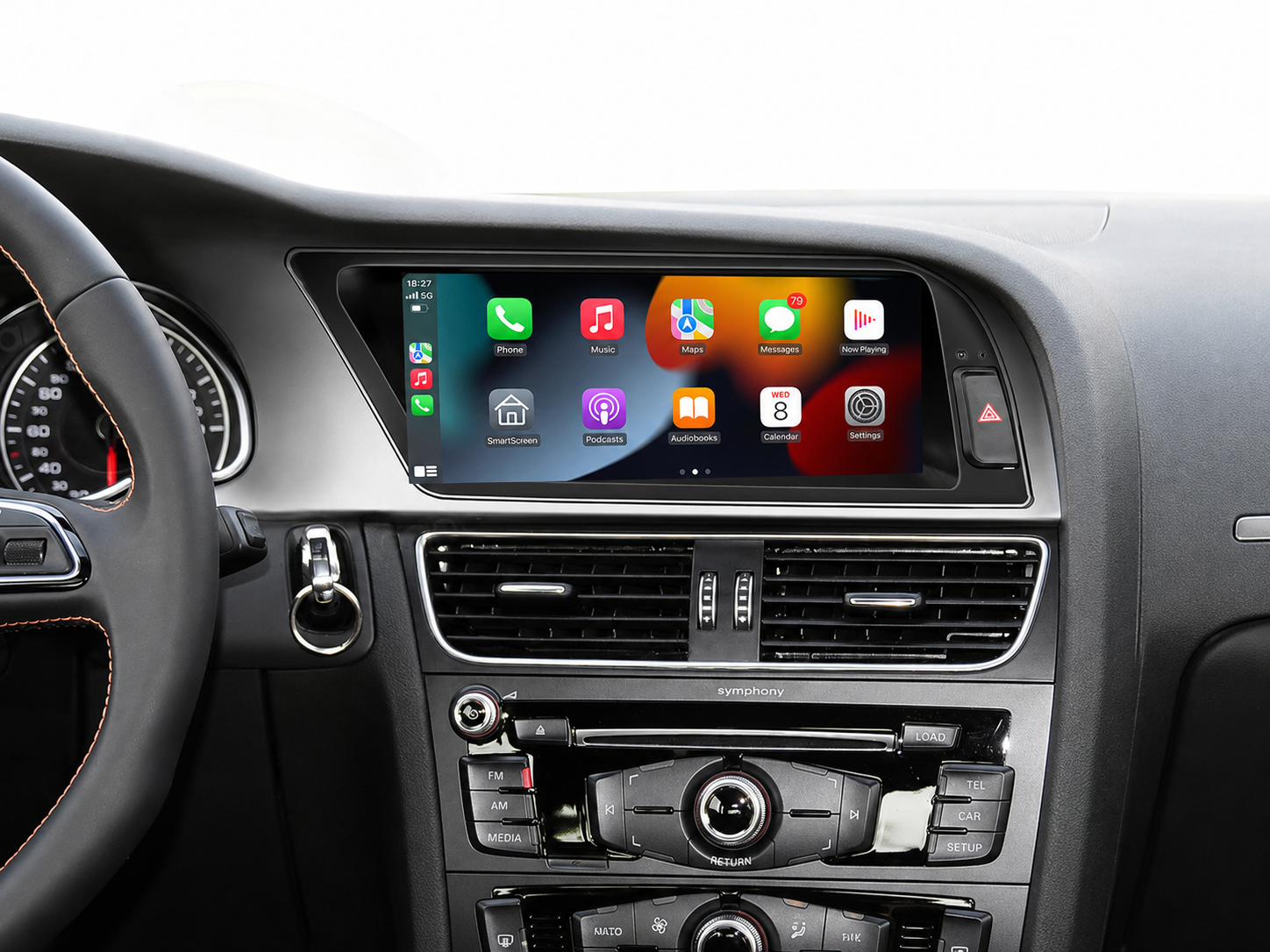 2009–2016 Audi A4 & A5 (B8) — 8.9" Wireless CarPlay & Android Auto Upgrade — Plug and Play