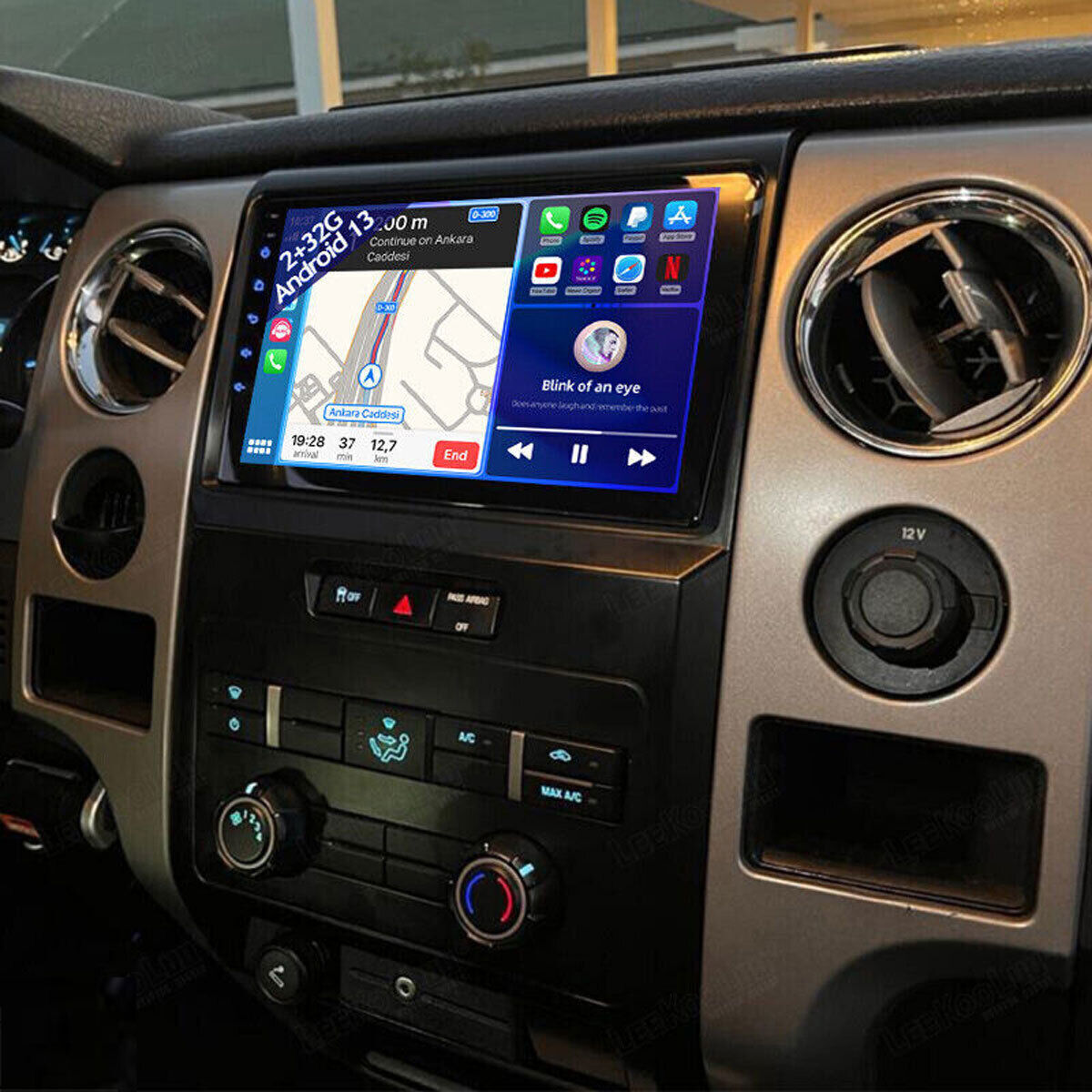 2009–2012 Ford F-150 Wireless CarPlay & Android Auto Upgrade — Plug and Play