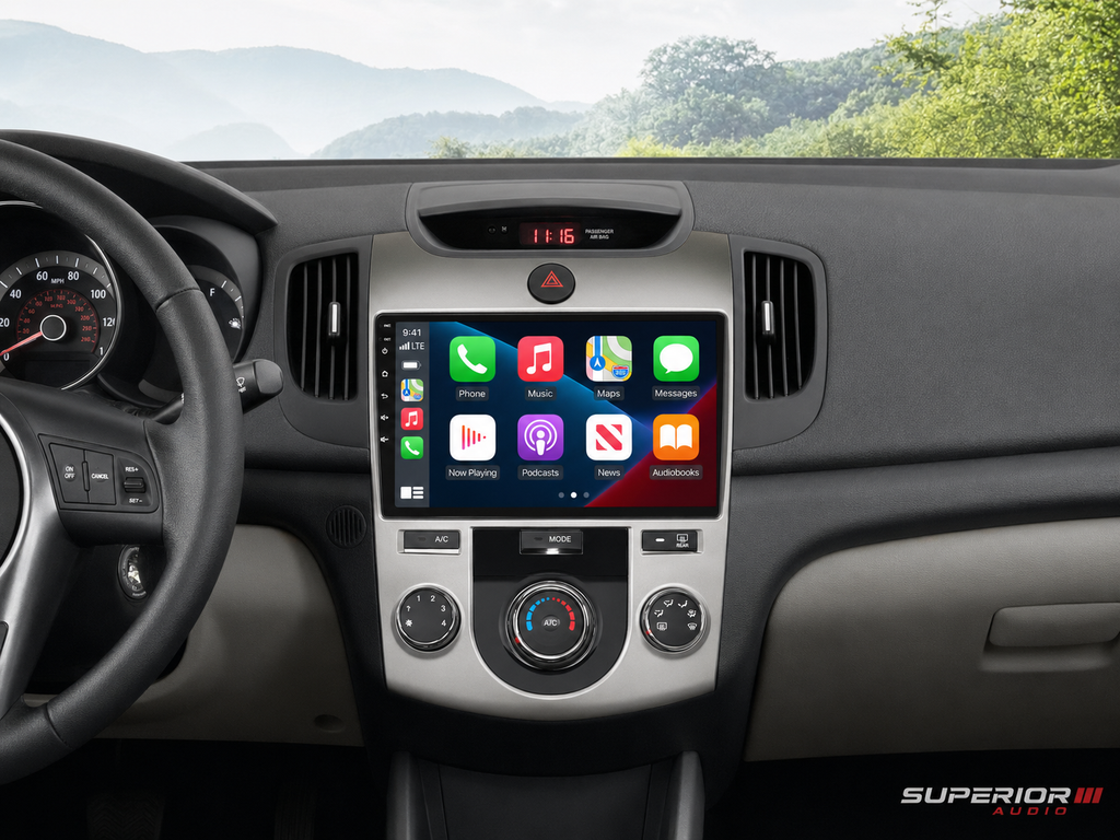 2010–2013 Kia Forte Wireless CarPlay & Android Auto Upgrade — Plug and Play