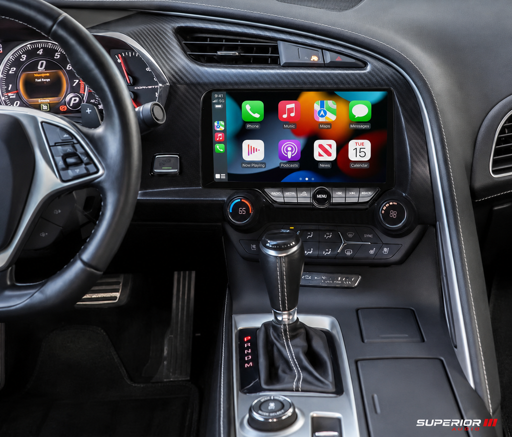 2014–2019 Chevrolet Corvette Wireless CarPlay & Android Auto Upgrade — Plug and Play
