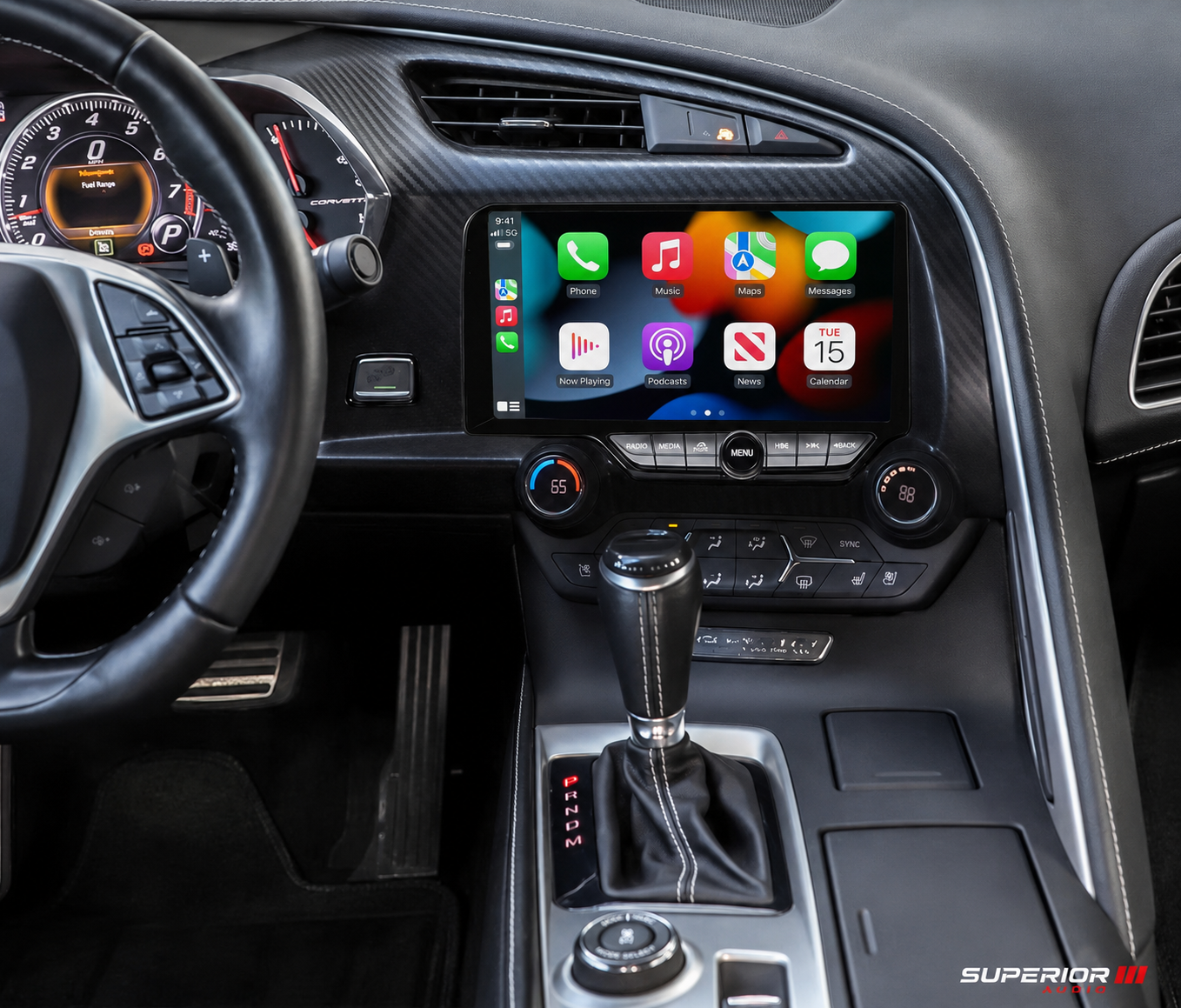 2014–2019 Chevrolet Corvette Wireless CarPlay & Android Auto Upgrade — Plug and Play