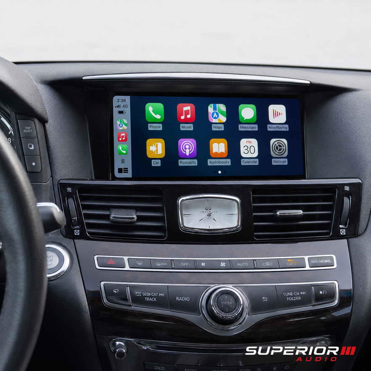 2014–2019 Infiniti Q70 Wireless CarPlay & Android Auto Upgrade — Plug and Play