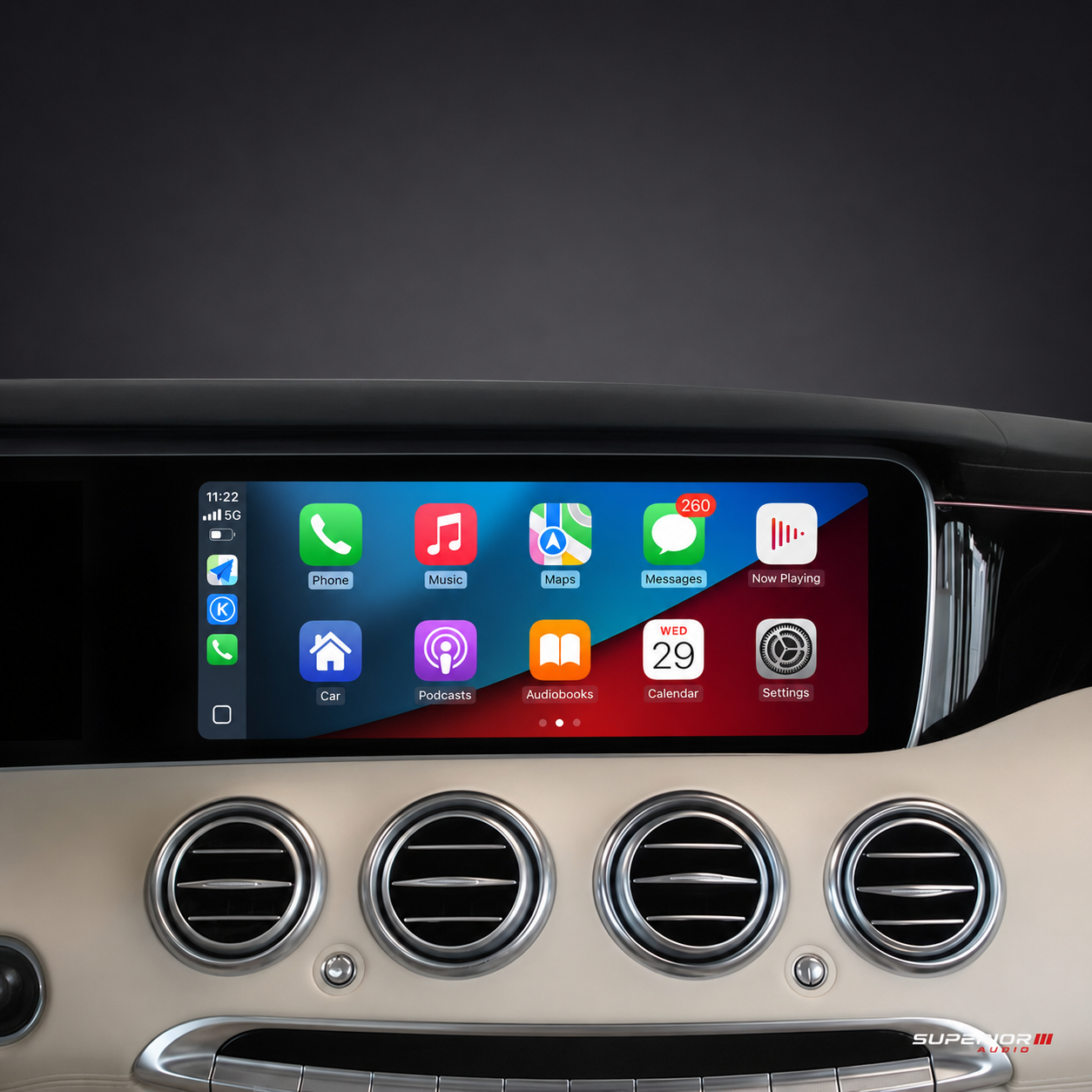 2014–2020 Mercedes-Benz S-Class (W222 / W217) — Wireless CarPlay & Android Auto Module