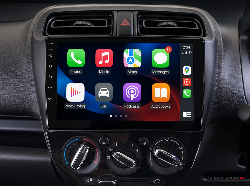 2014–2020 Mitsubishi Mirage Wireless CarPlay & Android Auto Upgrade — Plug and Play