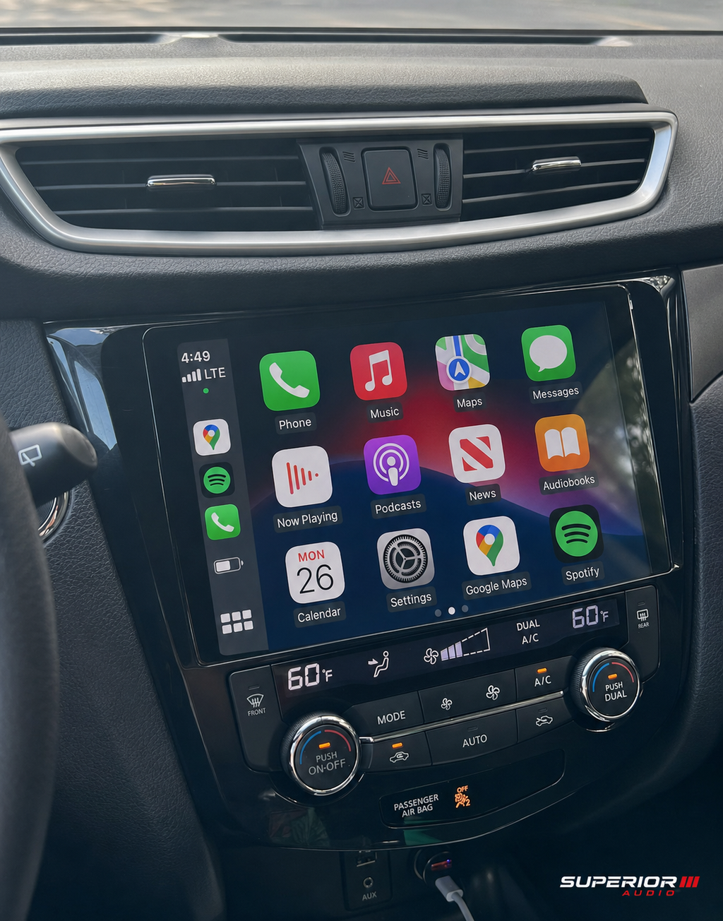 2014–2020 Nissan Rogue Wireless CarPlay & Android Auto Upgrade — Plug and Play