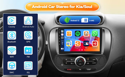 2014–2019 Kia Soul Wireless CarPlay & Android Auto Upgrade — Plug and Play