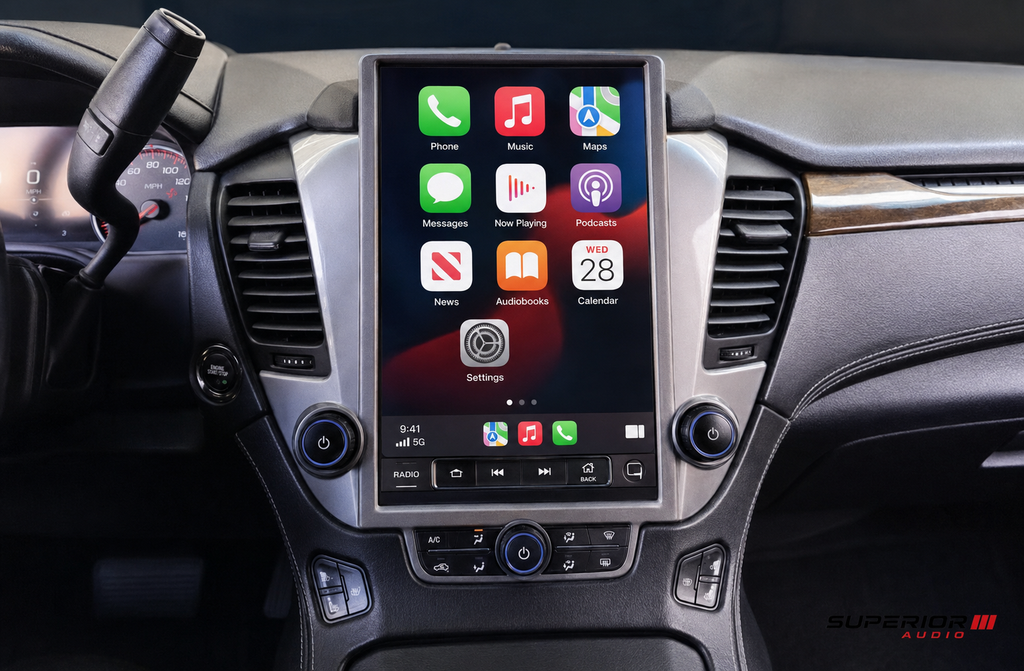 2015–2020 Chevrolet Tahoe Wireless CarPlay & Android Auto Screen Upgrade