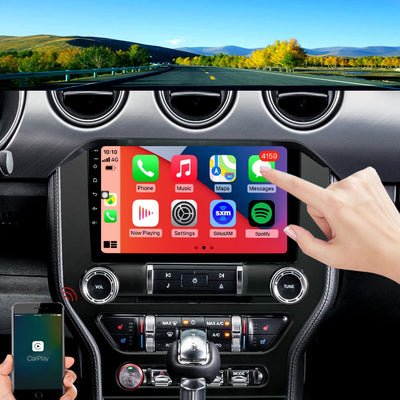 2015–2023 Ford Mustang Wireless CarPlay & Android Auto Upgrade — Plug and Play