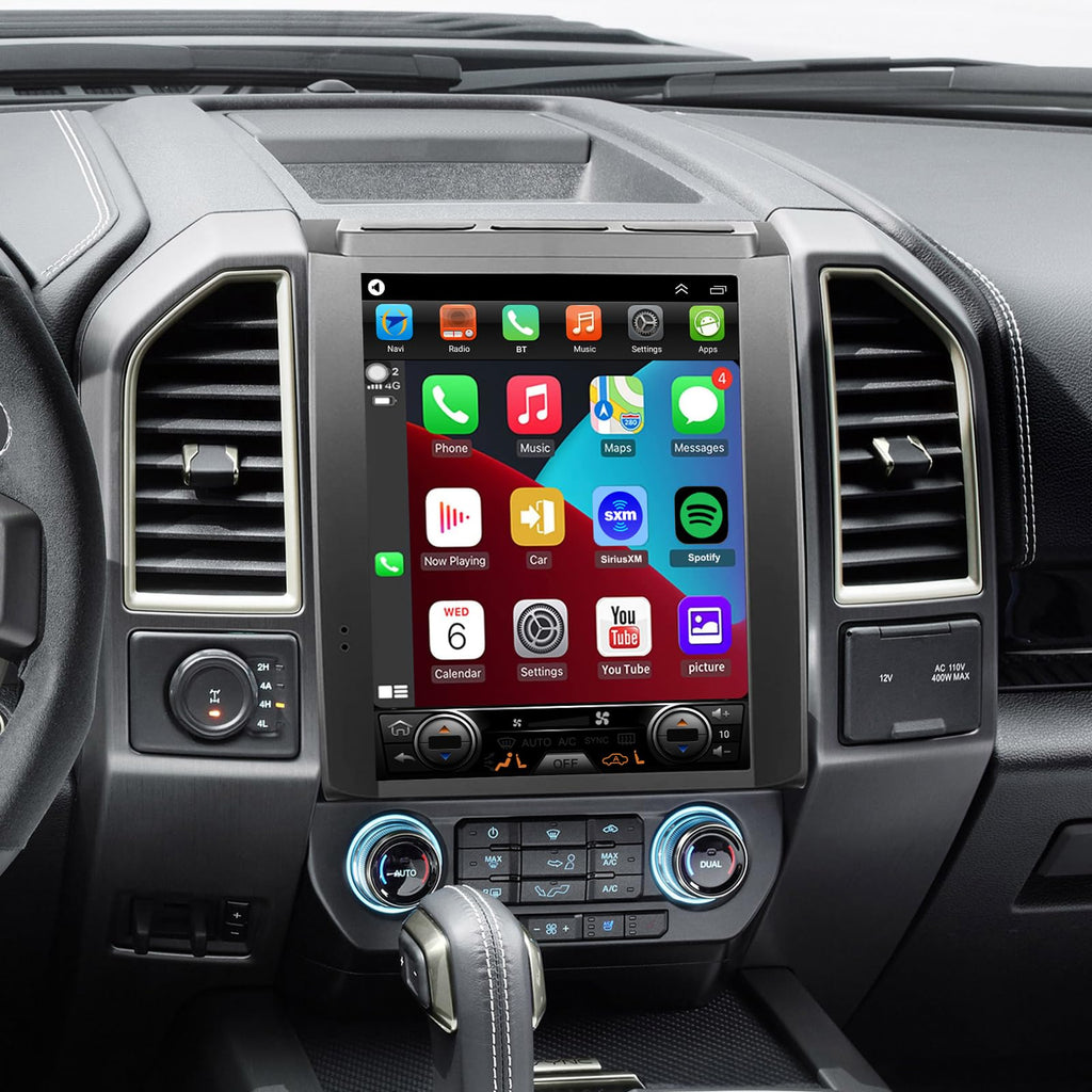 2015–2020 Ford F-150 Wireless CarPlay & Android Auto Screen Upgrade