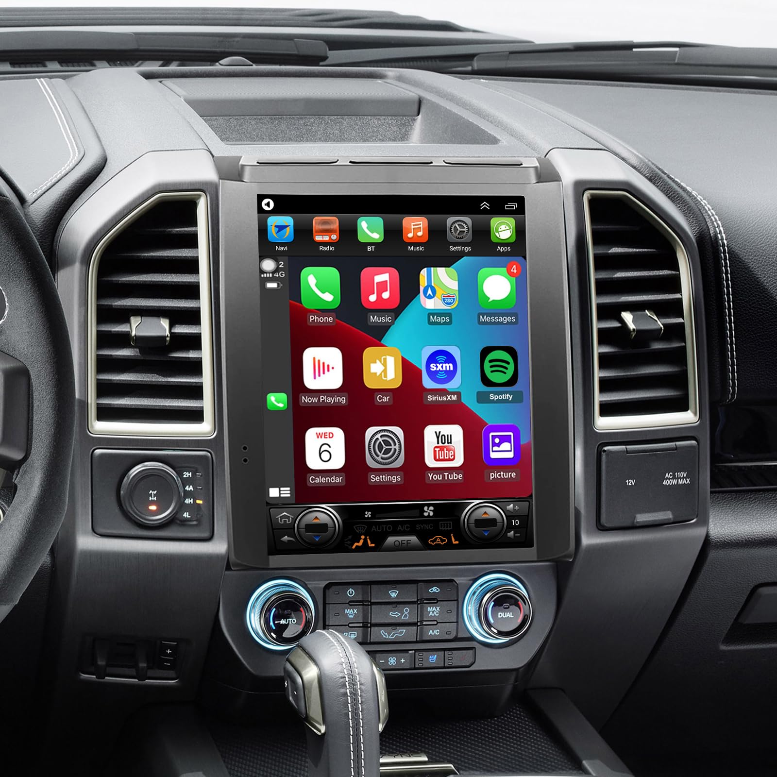 2015–2020 Ford F-150 Wireless CarPlay & Android Auto Screen Upgrade