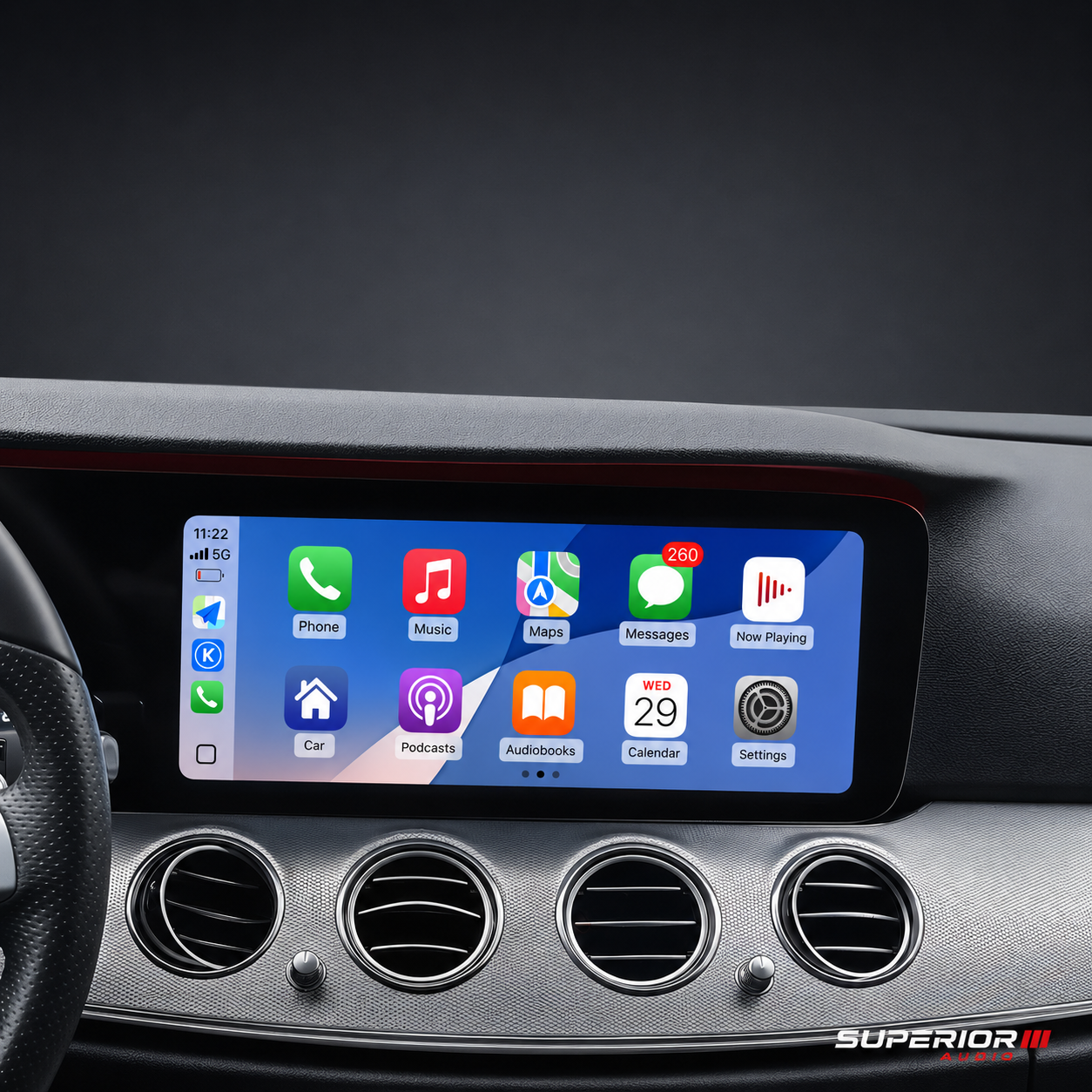 2016–2023 Mercedes-Benz E-Class Wireless CarPlay & Android Auto Upgrade — Plug and Play