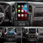 2019–2026 Chevrolet Silverado & GMC Sierra 15.6" Tesla-Style CarPlay Screen — Android 14, Retains OnStar