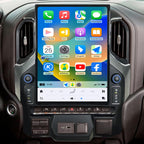 2019–2026 Chevrolet Silverado & GMC Sierra 15.6" Tesla-Style CarPlay Screen — Android 14, Retains OnStar