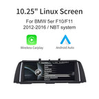 2010–2016 BMW 5 Series F10 F11 wireless CarPlay & Android Auto screen