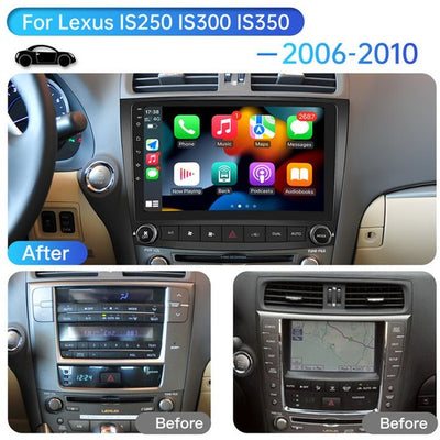 2006–2013 Lexus IS Wireless CarPlay & Android Auto Upgrade — Plug and Play