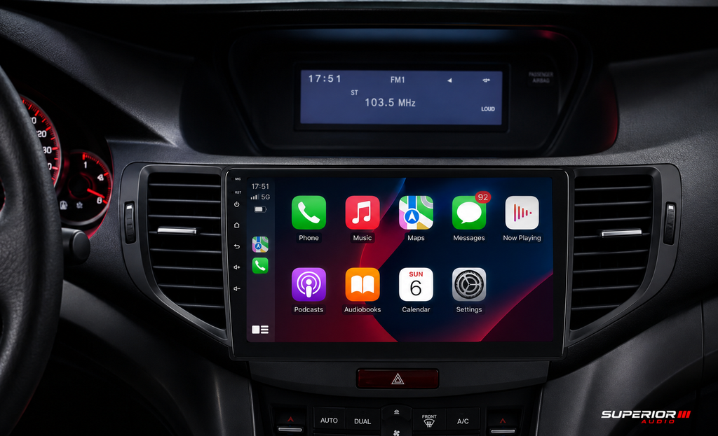 2009–2014 Acura TSX Wireless CarPlay & Android Auto Upgrade — Plug and Play