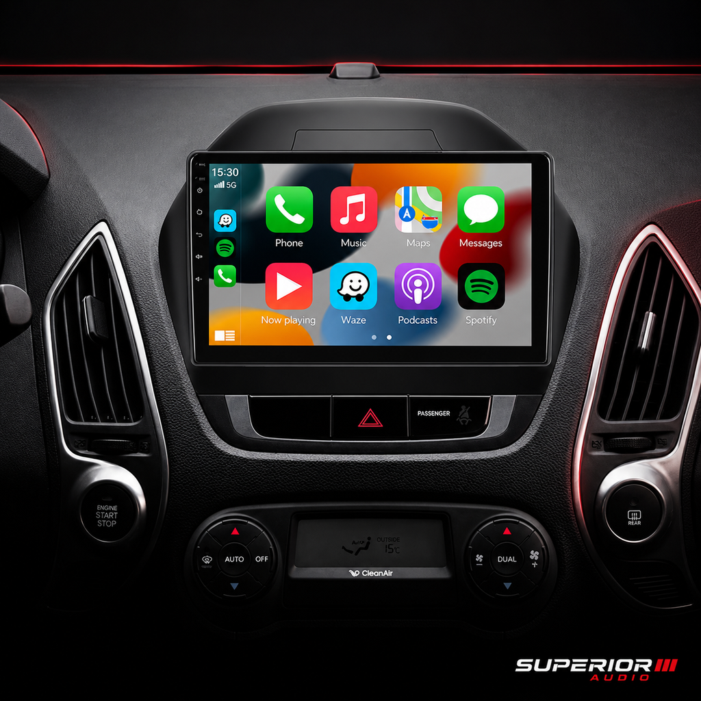 2010–2015 Hyundai Tucson Wireless CarPlay & Android Auto Upgrade — Plug and Play