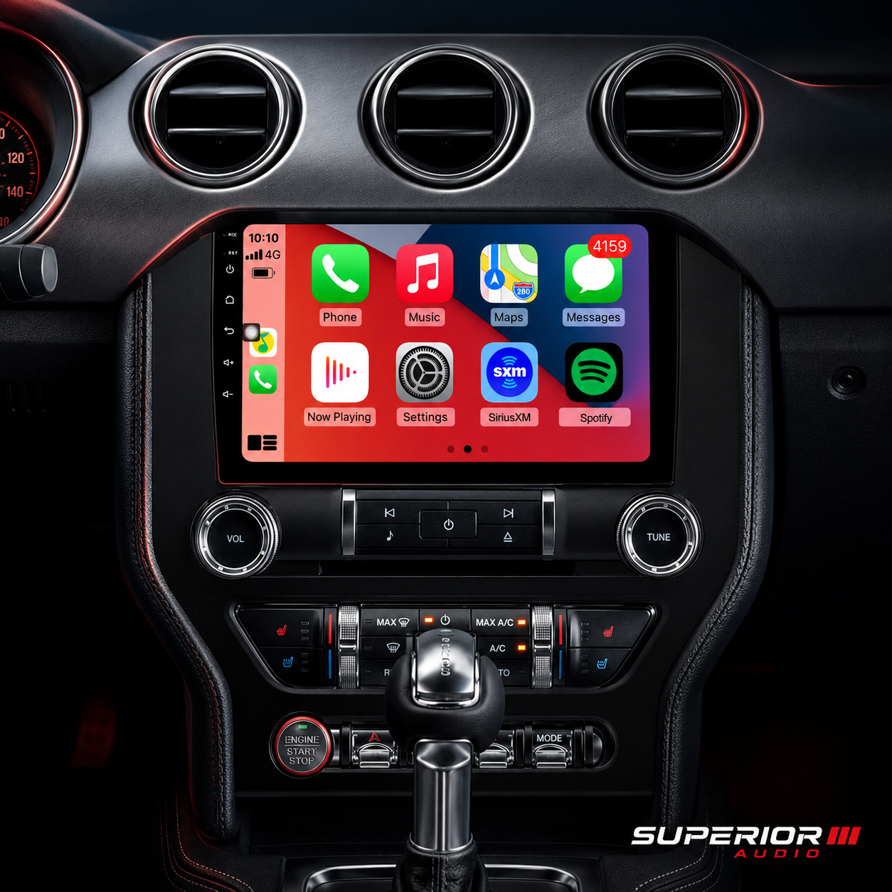 2015–2023 Ford Mustang Wireless CarPlay & Android Auto Upgrade — Plug and Play